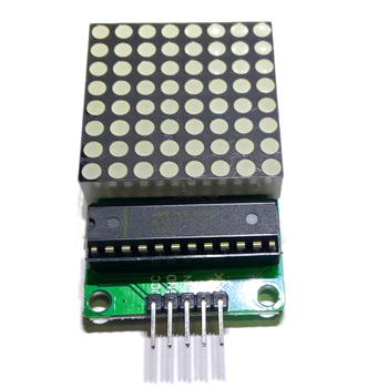 ������ LED ���������� 8x8 ����� � ��������� MAX7219