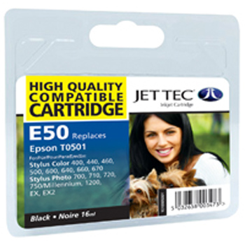 Картридж JetTec для EPSON T050 400 / 440 / 640 / Black